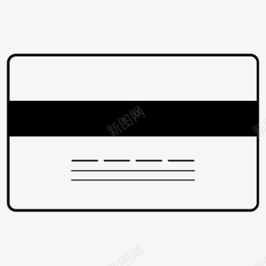 磁条卡信用卡图标图标