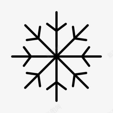 冬天的雪雪花冰冬天图标图标