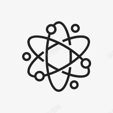 物理学原子元素图标图标