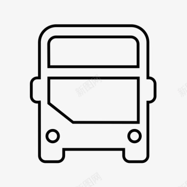 伦敦巴士长途汽车双层巴士图标图标