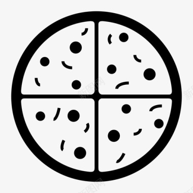 披萨吃饿图标图标