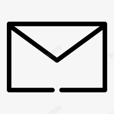 垃圾邮件电子邮件信封收件箱图标图标
