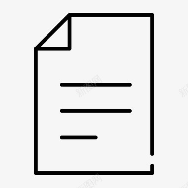 纸张文档文件页面图标图标