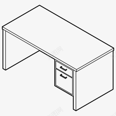可拆卸办公桌办公桌办公室书房图标图标