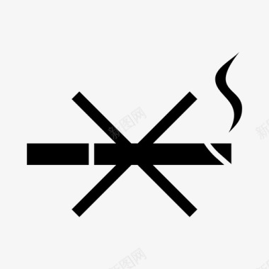 禁止吸烟矢量禁止吸烟健康区酒店图标图标