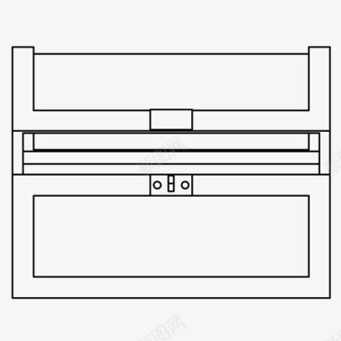 储藏室箱子笼子保险箱图标图标