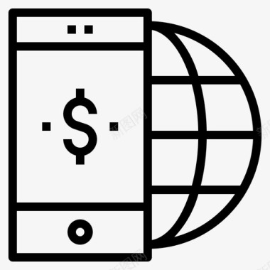 手机抖音应用全球货币手机应用图标图标