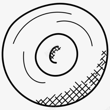 涂鸦背景动作光盘计算机技术数据存储图标图标