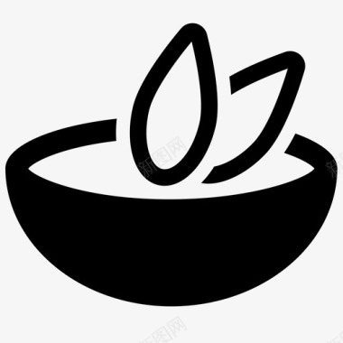 一碗汤食物晚餐图标图标