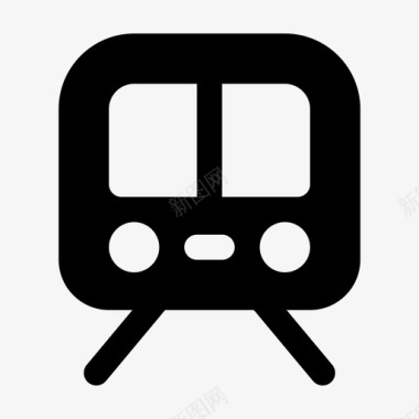 公共环境标识火车地铁公共图标图标