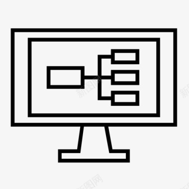 网站布局用户界面选择计算机图标图标