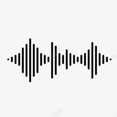 声波频率声波均衡器噪音图标图标