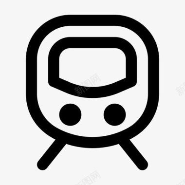 公共环境标识火车地铁公共图标图标