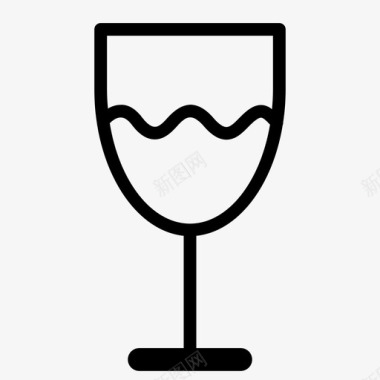 玻璃杯饮料白酒图标图标