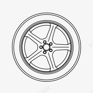 餐盘盖车轮汽车轮胎定制图标图标