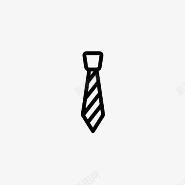 领带商务装正装图标图标
