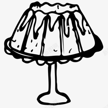 蛋糕烘焙食物图标图标