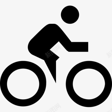 骑车图标
