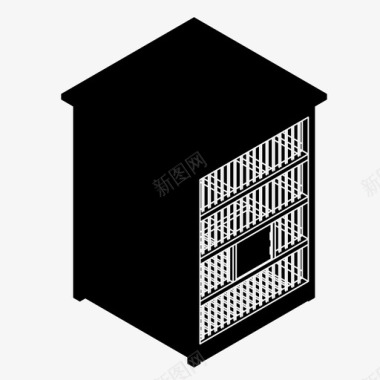 鸟笼欧式鸟笼捕获宠物图标图标