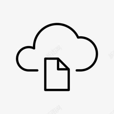云云数据文件图标图标