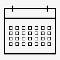 一周计划日历日程月份图标高清图片
