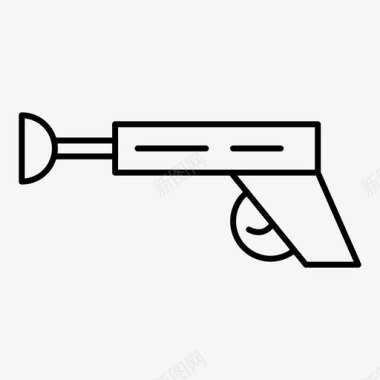 玩具枪手枪玩具儿童图标图标