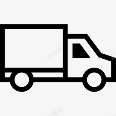 物流交货物流卡车图标图标