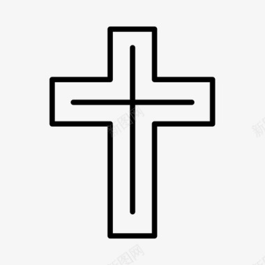 复活节基督基督教十字架图标图标