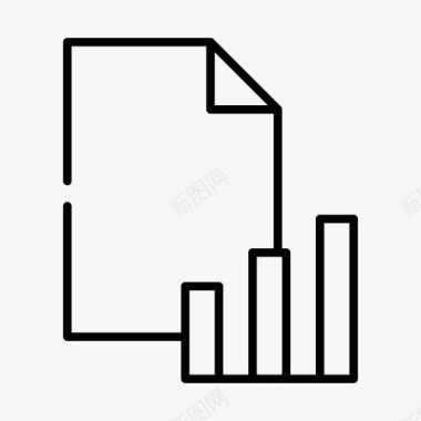 度量瓶报告数据文档图标图标