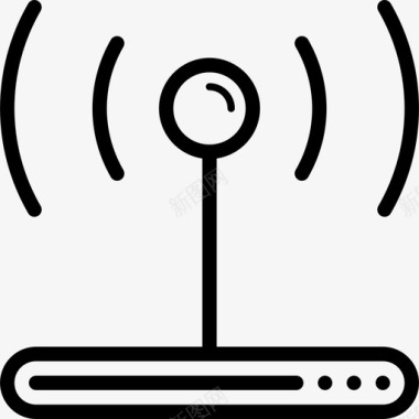 通用详情页Wifi路由器技术通用网络图标图标