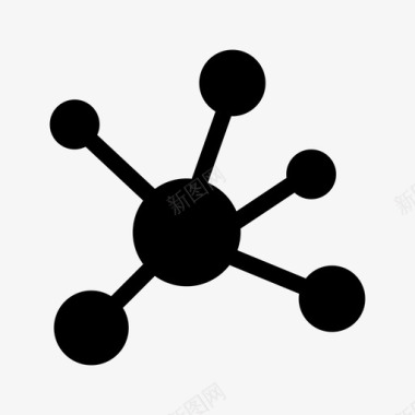 活性分子分子原子键原子图标图标