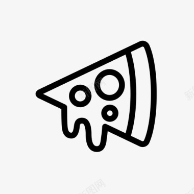 韩国披萨韩国美食图标图标