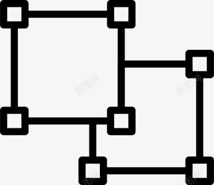 矢量鸵鸟插图创建图标图标