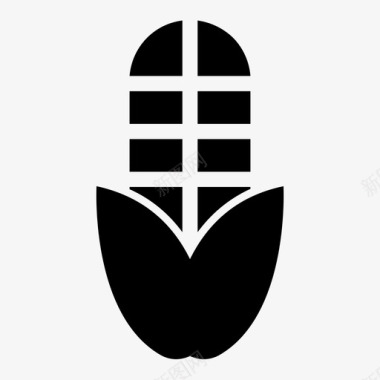 玉米秋雕图标图标