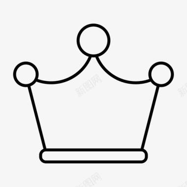 皇冠皇后皇家图标图标