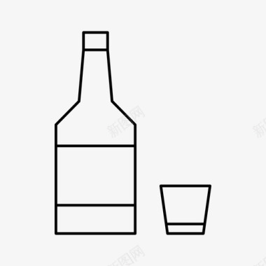 烧酒酒利口酒图标图标