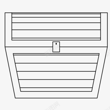 储藏箱子笼子保险箱图标图标