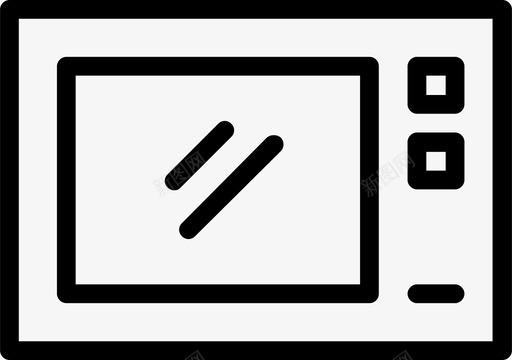 烤箱素材微波炉电器烹饪图标图标