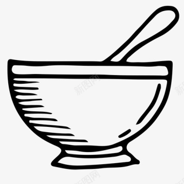 碗烹饪餐具图标图标