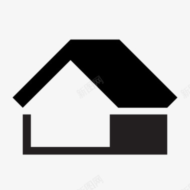 家房子顶图标图标