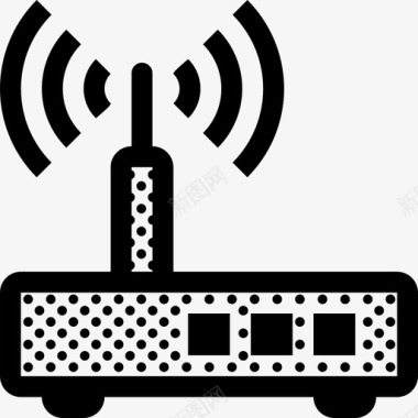 WIFI网络路由器互联网网络图标图标