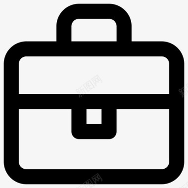 手提箱商务旅行箱必需品系列图标图标