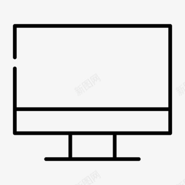 屏幕电脑液晶显示器图标图标