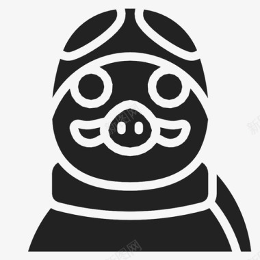红猪角色电影图标图标