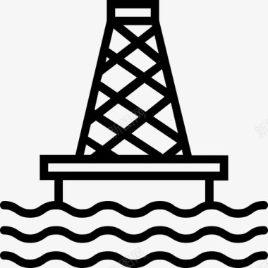石油站能源工业图标图标