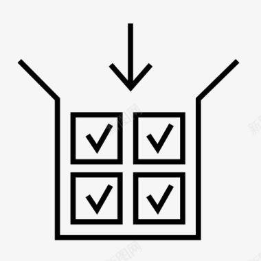 收集添加完成图标图标