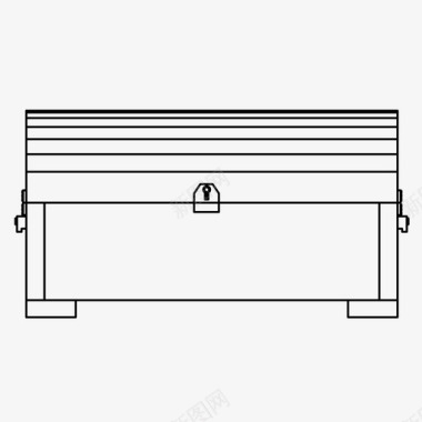 储藏室箱子笼子保险箱图标图标