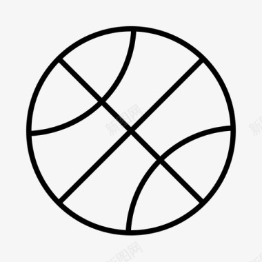 篮球icon篮球美国曼哈顿图标图标