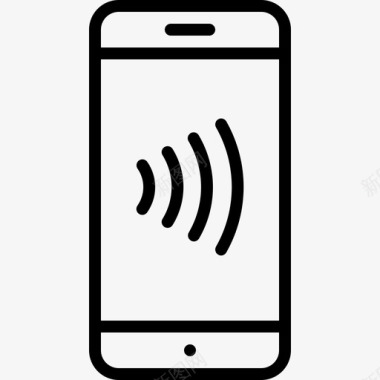 NFC互联系统非接触电话移动nfc图标图标