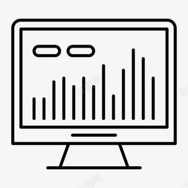 分析股票股票市场分析商业图标图标